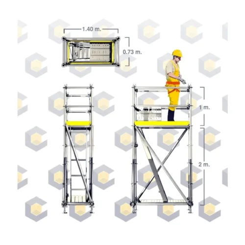 alquiler de andamio certificado