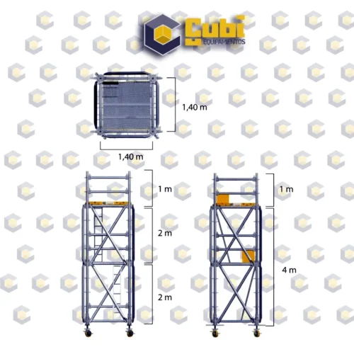 alquiler de andamio certificado