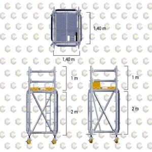 alquiler de andamio certificado