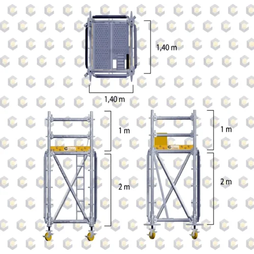 alquiler de andamio certificado