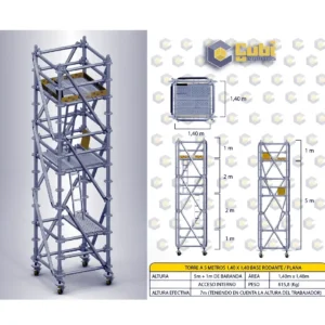 alquiler de andamio certificado