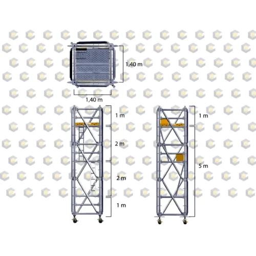 alquiler de andamio certificado