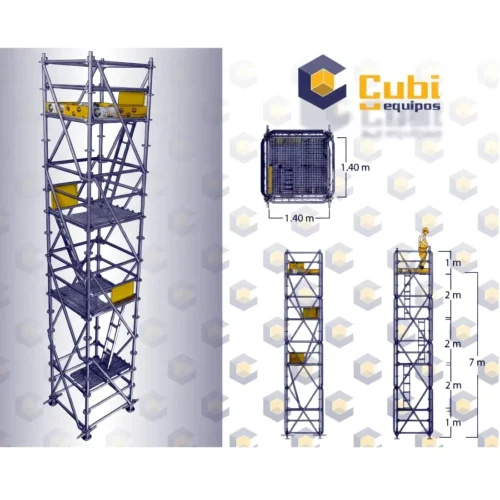 alquiler de andamio certificado
