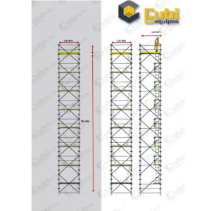 alquiler de andamio certificado