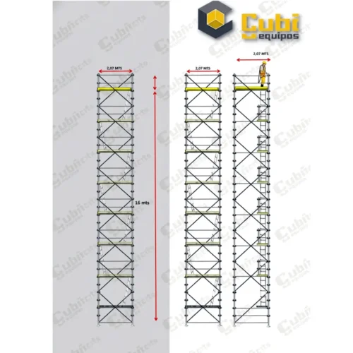 alquiler de andamio certificado